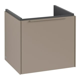 V&B Subway 3.0 Meuble sous-lavabo 47,3x42,9x40,8 cm, sans LED, gris monochrome, Taupe