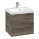 V&B Subway 3.0 Meuble sous-lavabo 47,3x42,9x40,8cm, alu brillant, sans poignée-1