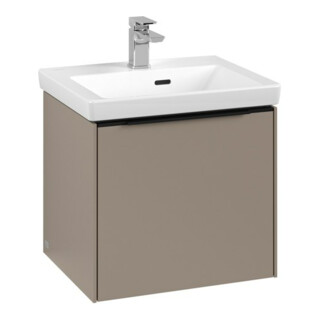 V&B Subway 3.0 Meuble sous lavabo 47,3x42,9x40,8cm, avec LED, bleu volcan, Tau
