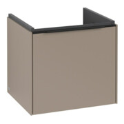 V&B Subway 3.0 Meuble sous lavabo 47,3x42,9x40,8cm, avec LED, bleu volcan, Tau-3