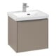 V&B Subway 3.0 Meuble sous lavabo 47,3x42,9x40,8cm, avec LED/Gr Alu brillant, taupe-1