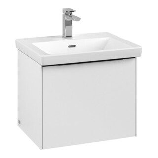 V&B Subway 3.0 Meuble sous lavabo 52,3x42,9x44,8 cm, avec LE/Gr bleu, P blanc