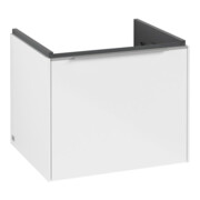 V&B Subway 3.0 Meuble sous lavabo 52,3x42,9x44,8 cm, m LE/Gr AL g, Bri blanc