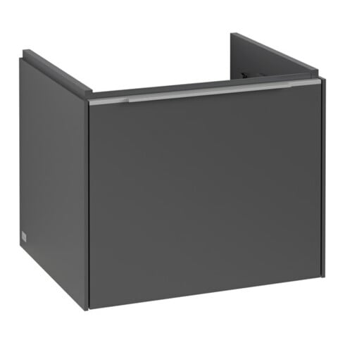 V&B Subway 3.0 Meuble sous lavabo 52,3x42,9x44,8 cm, m LE/Gr alu brillant, graph.