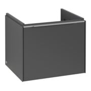 V&B Subway 3.0 Meuble sous lavabo 52,3x42,9x44,8 cm, m LE/Gr alu brillant, graph.