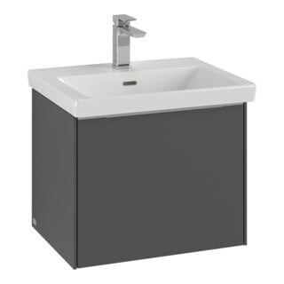 V&B Subway 3.0 Meuble sous lavabo 52,3x42,9x44,8cm, m LE/Gr bleu, vin r
