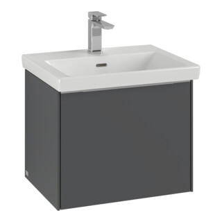 V&B Subway 3.0 Meuble sous lavabo 52,3x42,9x44,8cm, m LE/Gr devant bleu, bleu Oa