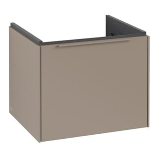 V&B Subway 3.0 Meuble sous lavabo 52,3x42,9x44,8cm, sans LED/Gr monochr, Taupe