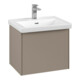 V&B Subway 3.0 Meuble sous lavabo 52,3x42,9x44,8cm, sans LED/Gr monochr, Taupe-3