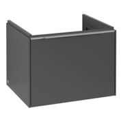 V&B Subway 3.0 Meuble sous lavabo 57,2x42,9x47,8 cm, alu brillant, graph.