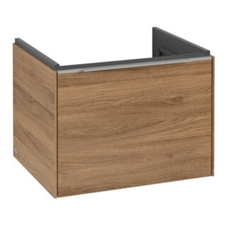 V&B Subway 3.0 Meuble sous lavabo 57,2x42,9x47,8 cm, alu brillant, m LE/Gr Kan Oa