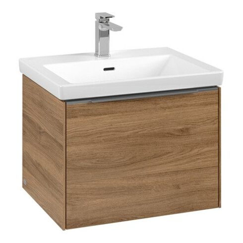 V&B Subway 3.0 Meuble sous lavabo 57,2x42,9x47,8 cm, alu brillant, m LE/Gr Kan Oa