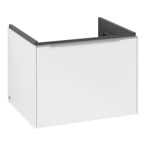V&B Subway 3.0 Meuble sous lavabo 57,2x42,9x47,8 cm, avec LE/Gr AL g, Bri blanc