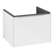 V&B Subway 3.0 Meuble sous lavabo 57,2x42,9x47,8 cm, avec LE/Gr AL g, Bri blanc-3