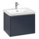 V&B Subway 3.0 Meuble sous lavabo 57,2x42,9x47,8 cm, m LE/Gr AL brillant, Mar bl.-3