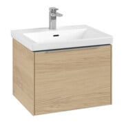 V&B Subway 3.0 Meuble sous-lavabo 57,2x42,9x47,8 cm, m LE/Gr AL brillant, Nord Oa-3