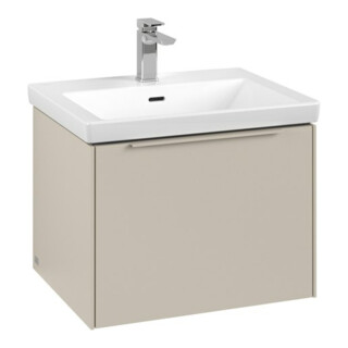 V&B Subway 3.0 Meuble sous lavabo 57,2x42,9x47,8 cm, m LE/Gr mon., gris cachemire