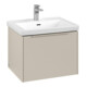 V&B Subway 3.0 Meuble sous lavabo 57,2x42,9x47,8 cm, m LE/Gr mon., gris cachemire-1