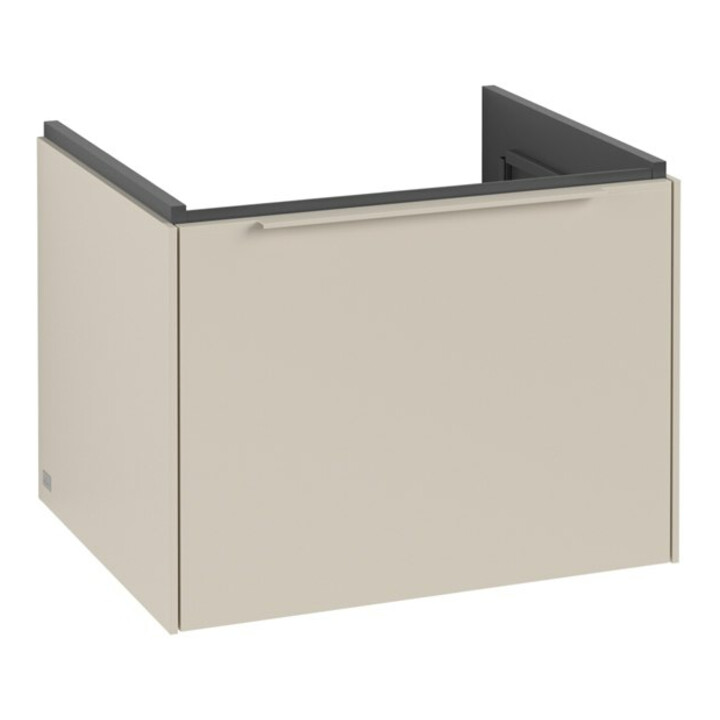 V&B Subway 3.0 Meuble sous lavabo 57,2x42,9x47,8 cm, m LE/Gr mon., gris cachemire
