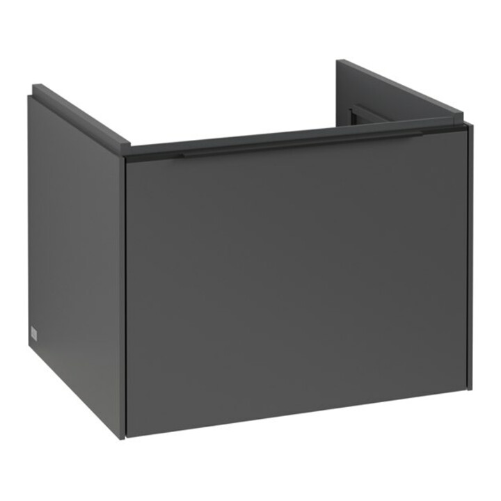 V&B Subway 3.0 Meuble sous lavabo 57,2x42,9x47,8cm, avec LE/Gr avant bleu, graph.