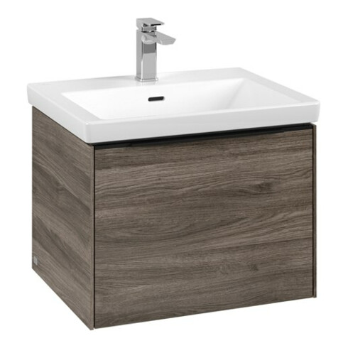 V&B Subway 3.0 Meuble sous lavabo 57,2x42,9x47,8cm, avec LE/Gr bleu, st. Oa