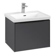 V&B Subway 3.0 Meuble sous lavabo 57,2x42,9x47,8cm, bleu graphite, mat-3