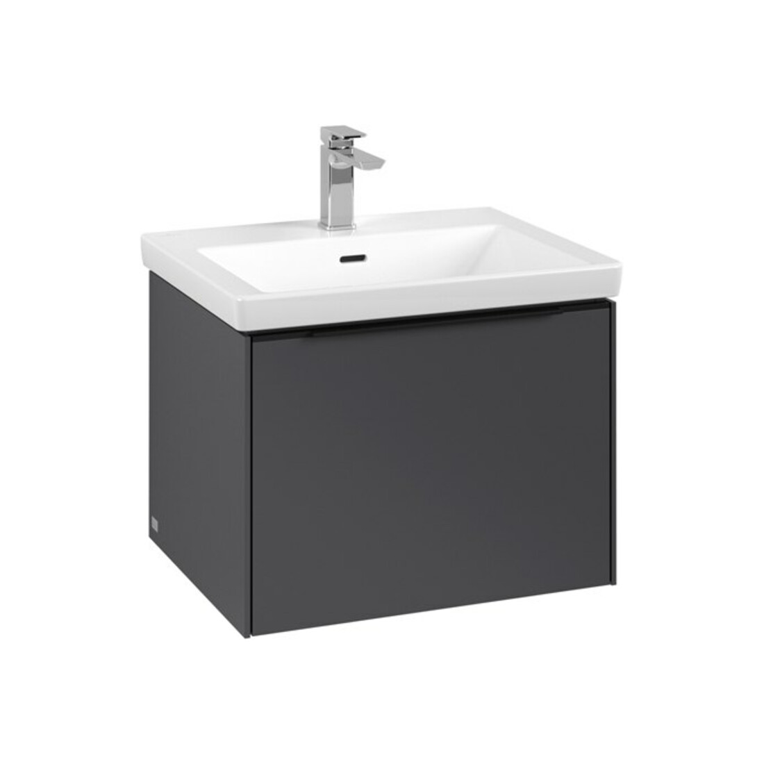 V&B Subway 3.0 Meuble sous lavabo 57,2x42,9x47,8cm, bleu graphite, mat