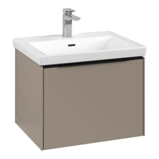 V&B Subway 3.0 Meuble sous lavabo 57,2x42,9x47,8cm, LED, bleu volcan, Tau