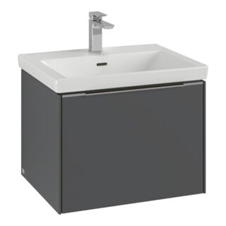 V&B Subway 3.0 Meuble sous lavabo 57,2x42,9x47,8cm, m LE/Gr devant bleu, blanc Oa