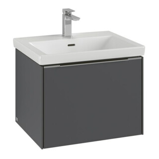 V&B Subway 3.0 Meuble sous lavabo 57,2x42,9x47,8cm, o LE/Gr mon., graphite