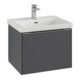 V&B Subway 3.0 Meuble sous lavabo 57,2x42,9x47,8cm, o LE/Gr mon., graphite-1