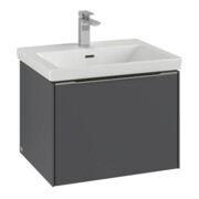 V&B Subway 3.0 Meuble sous lavabo 57,2x42,9x47,8cm, o LE/Gr mon., graphite