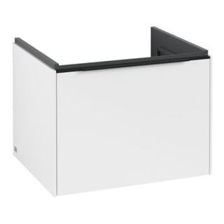 V&B Subway 3.0 Meuble sous lavabo 57,2x42,9x47,8cm, sans LED/Gr bleu, P blanc