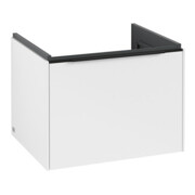 V&B Subway 3.0 Meuble sous lavabo 57,2x42,9x47,8cm, sans LED/Gr bleu, P blanc