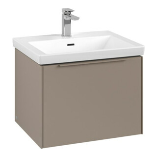 V&B Subway 3.0 Meuble sous lavabo 57,2x42,9x47,8cm, sans LED/Gr monochr, Taupe