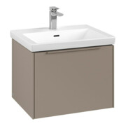 V&B Subway 3.0 Meuble sous lavabo 57,2x42,9x47,8cm, sans LED/Gr monochr, Taupe