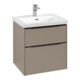 V&B Subway 3.0 Meuble sous lavabo 57,2x57,6x47,8 cm, avec LED, bleu volcan, Tau-1