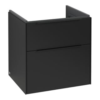 V&B Subway 3.0 Meuble sous lavabo 57,2x57,6x47,8 cm, bleu volcan, avec LE/Gr vo b