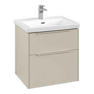 V&B Subway 3.0 Meuble sous lavabo 57,2x57,6x47,8 cm, cashmere Gr, m LE/Gr mon.