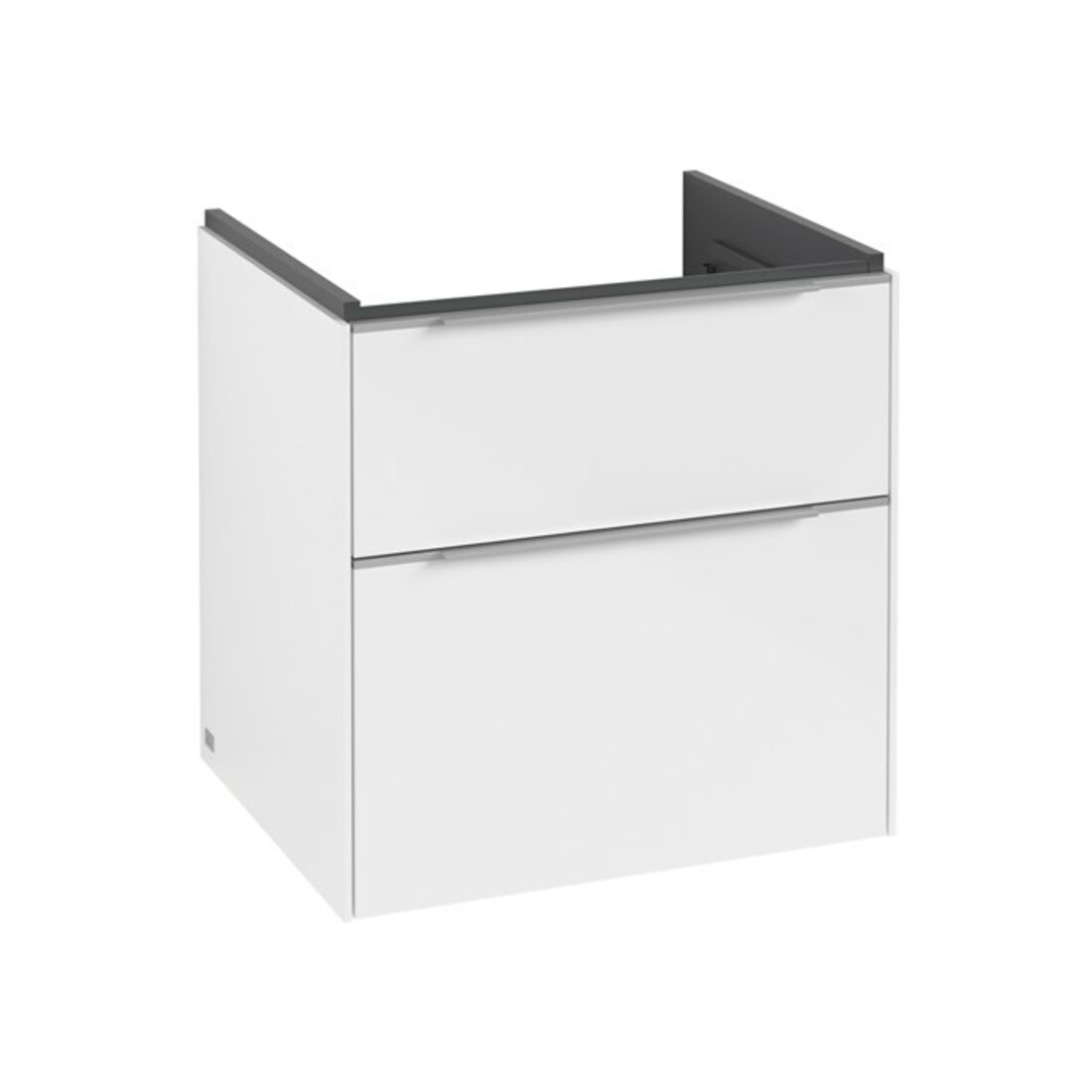V&B Subway 3.0 Meuble sous lavabo 57,2x57,6x47,8 cm, m LE/Gr AL g, Bri wh.