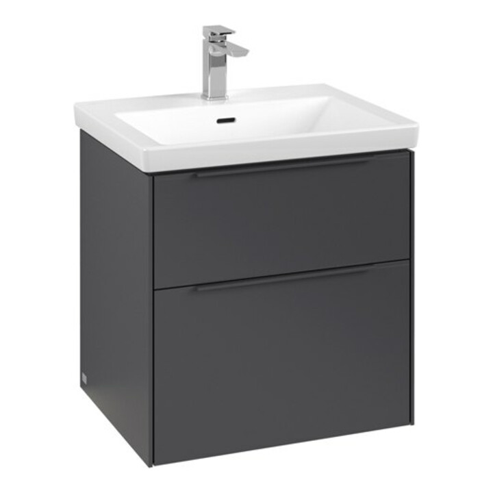 V&B Subway 3.0 Meuble sous-lavabo 57,2x57,6x47,8 cm, m LE/Gr mon., graph.