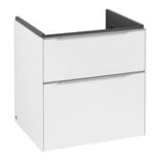 V&B Subway 3.0 Meuble sous-lavabo 57,2x57,6x47,8 cm, sans LED/Gr Alu brillant, P blanc-3