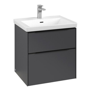 V&B Subway 3.0 Meuble sous lavabo 57,2x57,6x47,8cm, m LE/Gr bleu, graph.