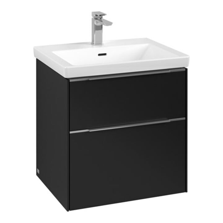 V&B Subway 3.0 Meuble sous lavabo 57,2x57,6x47,8cm, o LE/Gr AL g, bleu volcaniques