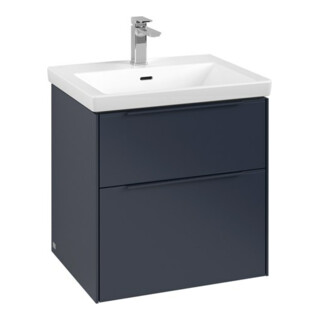 V&B Subway 3.0 Meuble sous lavabo 57,2x57,6x47,8cm, sans LE/Gr mon., Mar bl.