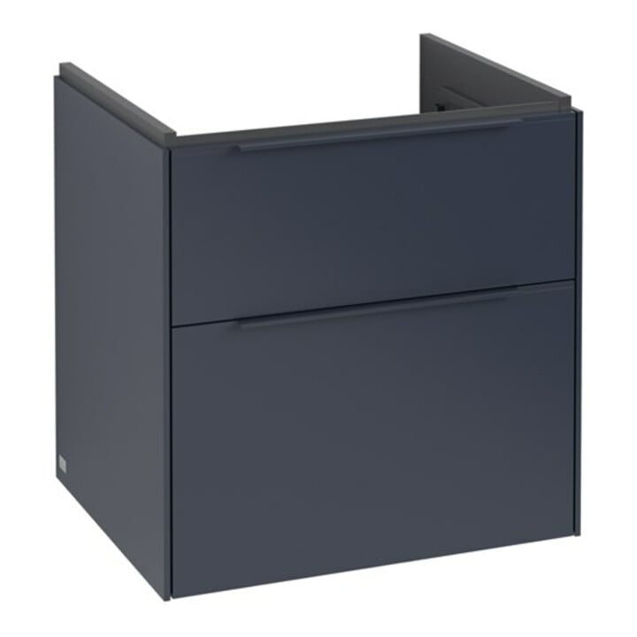 V&B Subway 3.0 Meuble sous lavabo 57,2x57,6x47,8cm, sans LE/Gr mon., Mar bl.