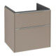 V&B Subway 3.0 Meuble sous lavabo 57,2x57,6x47,8cm, sans LED, aluminium brillant, Taupe-1