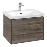 V&B Subway 3.0 Meuble sous lavabo 62,2x42,9x47,8 cm, alu brillant, gauche-3