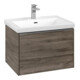 V&B Subway 3.0 Meuble sous lavabo 62,2x42,9x47,8 cm, alu brillant, gauche-4