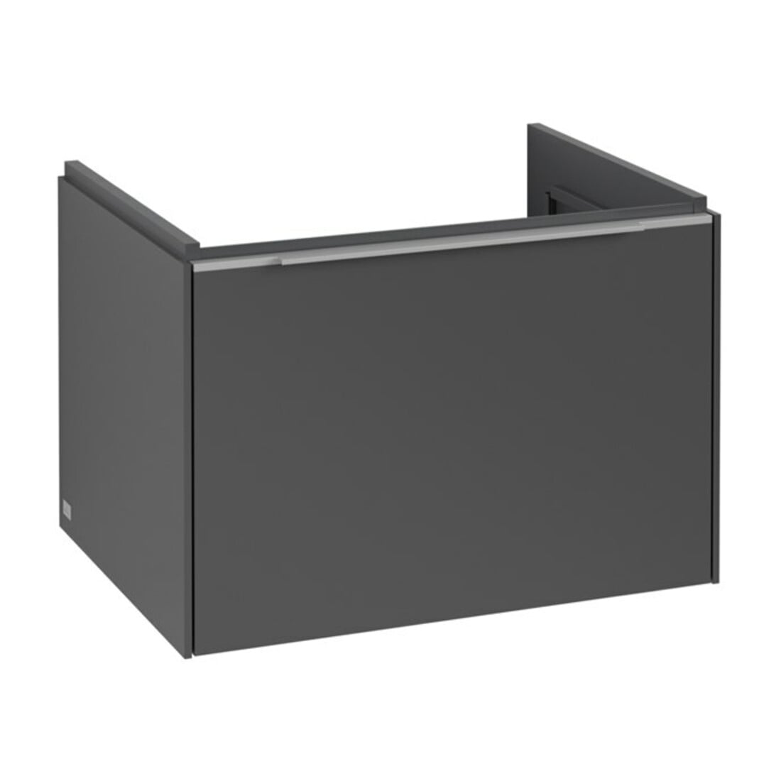 V&B Subway 3.0 Meuble sous lavabo 62,2x42,9x47,8 cm, alu brillant, graph.
